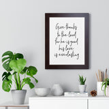 Faith Culture - Give Thanks to the Lord for He is Good, His Love is Everlasting - Christian Thanksgiving Wall Art