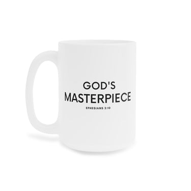Faith Culture - God's Masterpiece Ephesians 2:10 Christian Ceramic Coffee Mug (11oz5oz0oz)