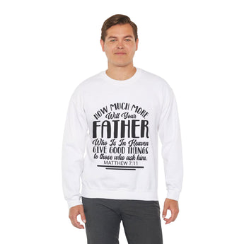 Faith Culture - Good Gifts - Christian Unisex Heavy Blend⢠Crewneck Sweatshirt White