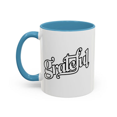 Faith Culture - Grateful - Christian Thanksgiving Accent Coffee Mug, 11oz and 15oz