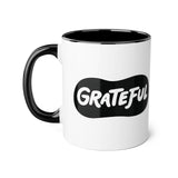 Faith Culture - Grateful - Christian Thanksgiving Accent Mug, 11oz Black 11oz
