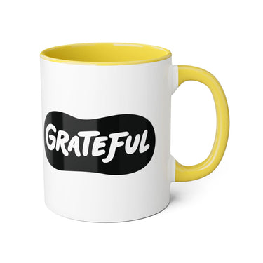 Faith Culture - Grateful - Christian Thanksgiving Accent Mug, 11oz