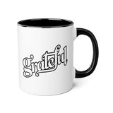 Faith Culture - Grateful - Christian Thanksgiving Accent Mug, 11oz