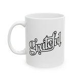 Faith Culture - Grateful - Christian Thanksgiving Mug, 11oz and 15oz 11oz