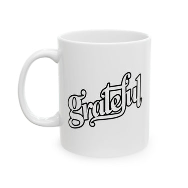 Faith Culture - Grateful - Christian Thanksgiving Mug, 11oz and 15oz 11oz