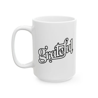 Faith Culture - Grateful - Christian Thanksgiving Mug, 11oz and 15oz 15oz