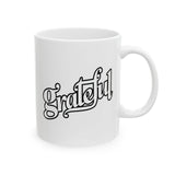 Faith Culture - Grateful - Christian Thanksgiving Mug, 11oz and 15oz