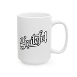 Faith Culture - Grateful - Christian Thanksgiving Mug, 11oz and 15oz