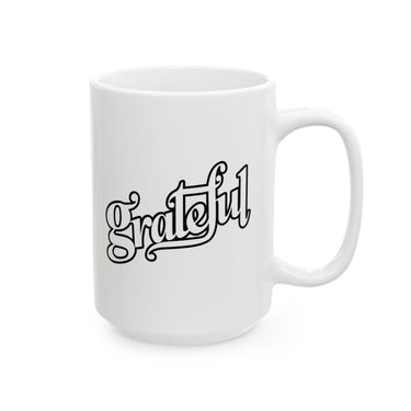 Faith Culture - Grateful - Christian Thanksgiving Mug, 11oz and 15oz