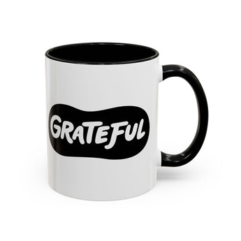 Faith Culture - Grateful Christian Thanksgiving Accent Coffee Mug, 11oz and 15oz 11oz Black