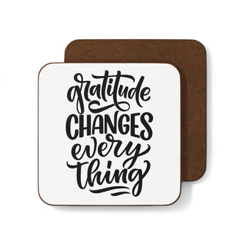 Faith Culture - Gratitude Changes Everything - Christian Thanksgiving Coaster