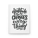 Faith Culture - Gratitude Changes Everything - Christian Thanksgiving Hardcover Journal Matte Journal