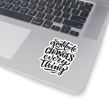Faith Culture - Gratitude Changes Everything - Christian Thanksgiving Vinyl Sticker