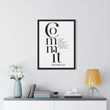 Faith Culture - Guided Steps - Proverbs 16:3 - Christian Wall Art