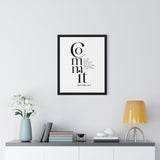 Faith Culture - Guided Steps - Proverbs 16:3 - Christian Wall Art