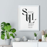 Faith Culture - "He Leads Me Beside Quiet Waters" - Psalm 23:2 Christian Vertical Framed Wall Art