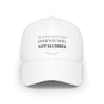 He Who Watches Over Me Baseball Cap | Christian Hat White One size
