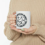 Faith Culture - He Will Cover You with His Feathers - Psalm 91:4 Christian Ceramic Coffee Mug, 11oz 11oz