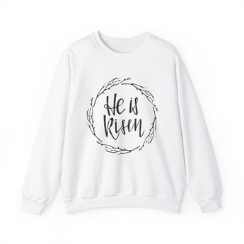 Faith Culture - He is Risen - Christian Unisex Heavy Blend™ Crewneck Sweatshirt