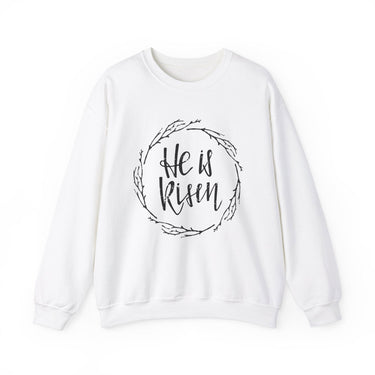 Faith Culture - He is Risen - Christian Unisex Heavy Blend™ Crewneck Sweatshirt