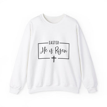 Faith Culture - He is Risen - Christian Unisex Heavy Blend™ Crewneck Sweatshirt