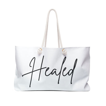 Faith Culture - Healed Christian Weekender Tote Bag 24" × 13"