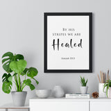 Faith Culture - Healing Grace - Isaiah 53:5 - Christian Wall Art