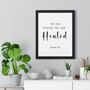 Faith Culture - Healing Grace - Isaiah 53:5 - Christian Wall Art