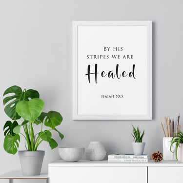 Faith Culture - Healing Grace - Isaiah 53:5 - Christian Wall Art