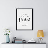 Faith Culture - Healing Grace - Isaiah 53:5 - Christian Wall Art