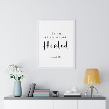 Faith Culture - Healing Grace - Isaiah 53:5 - Christian Wall Art