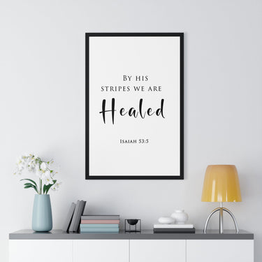 Faith Culture - Healing Grace - Isaiah 53:5 - Christian Wall Art