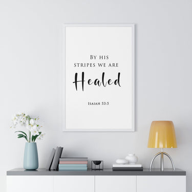 Faith Culture - Healing Grace - Isaiah 53:5 - Christian Wall Art