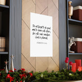 Faith Culture - Hebrews 13:16 Poster -Do Good and Share Decor and Christian Wall Art 24″ x 36″ Matte