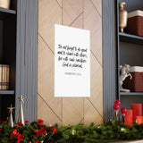 Faith Culture - Hebrews 13:16 Poster -Do Good and Share Decor and Christian Wall Art 22" x 34" Matte