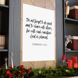 Faith Culture - Hebrews 13:16 Poster -Do Good and Share Decor and Christian Wall Art 36" x 48" Matte
