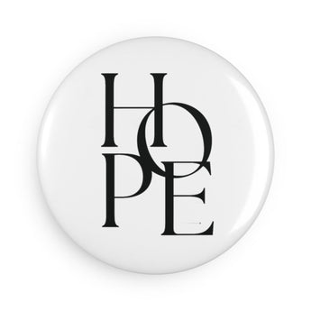 Faith Culture - Hope - Christian Button Magnet, Round (1 & 10 pcs) 10 pcs 2.25" Round