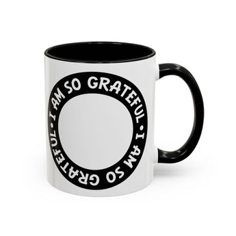 Faith Culture - I Am So Grateful - Christian Thanksgiving Accent Coffee Mug, 11oz and 15oz 11oz Black