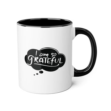 Faith Culture - I Am So Grateful - Christian Thanksgiving Accent Mug, 11oz