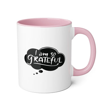 Faith Culture - I Am So Grateful - Christian Thanksgiving Accent Mug, 11oz