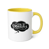 Faith Culture - I Am So Grateful - Christian Thanksgiving Accent Mug, 11oz
