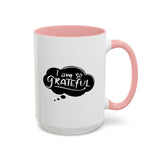 Faith Culture - I Am So Grateful Christian Thanksgiving Accent Coffee Mug, 11oz and 15oz 15oz Pink