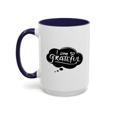 Faith Culture - I Am So Grateful Christian Thanksgiving Accent Coffee Mug, 11oz and 15oz