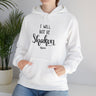 Faith Culture - I Will Not Be Shaken - Psalm 16:8 - Christian Unisex Heavy Blend™ Hooded Sweatshirt White