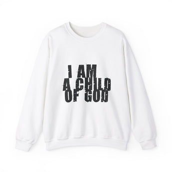 Faith Culture - I am Child of God - Christian Unisex Heavy Blend™ Crewneck Sweatshirt