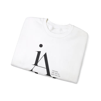 Faith Culture - I am the Way, the Truth & Life - John 14:6 - Christian Unisex Heavy Blend™ Crewneck Sweatshirt