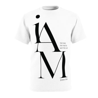 Faith Culture - I am the way and the truth and the life - John 14:6 Christian Unisex Cut & Sew Tee