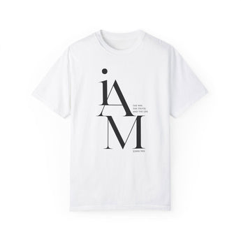 Faith Culture - I am the way, the truth and the life John Unisex Garment-Dyed T-shirt