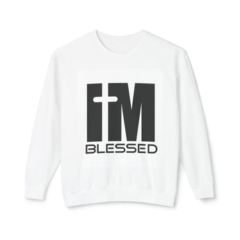 Faith Culture - I'm Blessed - Christian Unisex Lightweight Crewneck Sweatshirt