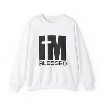 Faith Culture - I'm Blessed Christian Unisex Heavy Blend™ Crewneck Sweatshirt